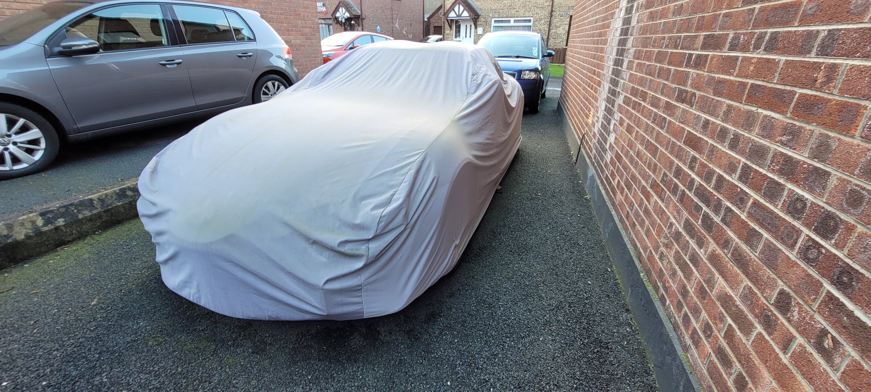  Car Cover for Toyota Supra MK5  Durable Dustproof Car Cover  Outdoor Full Car Cover Sun Waterproof Car Cover, Scratch  Proof/Durable/Breathable/Uv Protection with Zip Cotton Lined (Color : B,  Size 