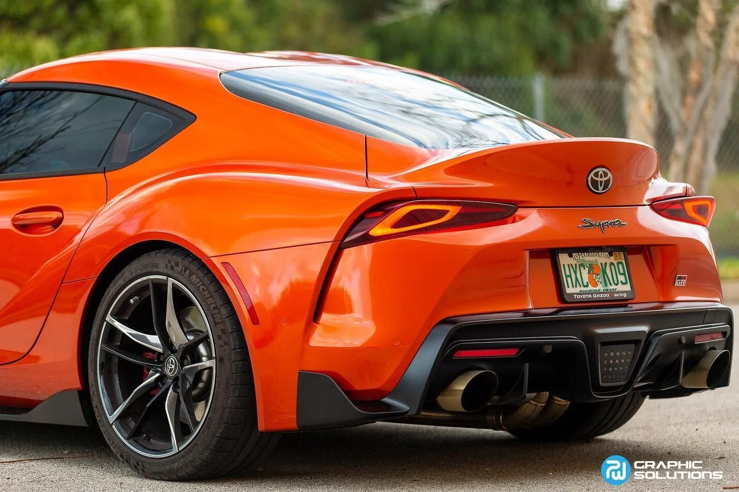 Toyota supra orange