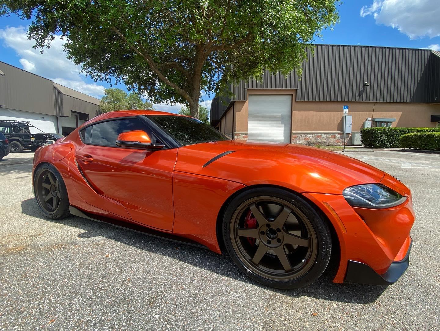 Toyota supra orange
