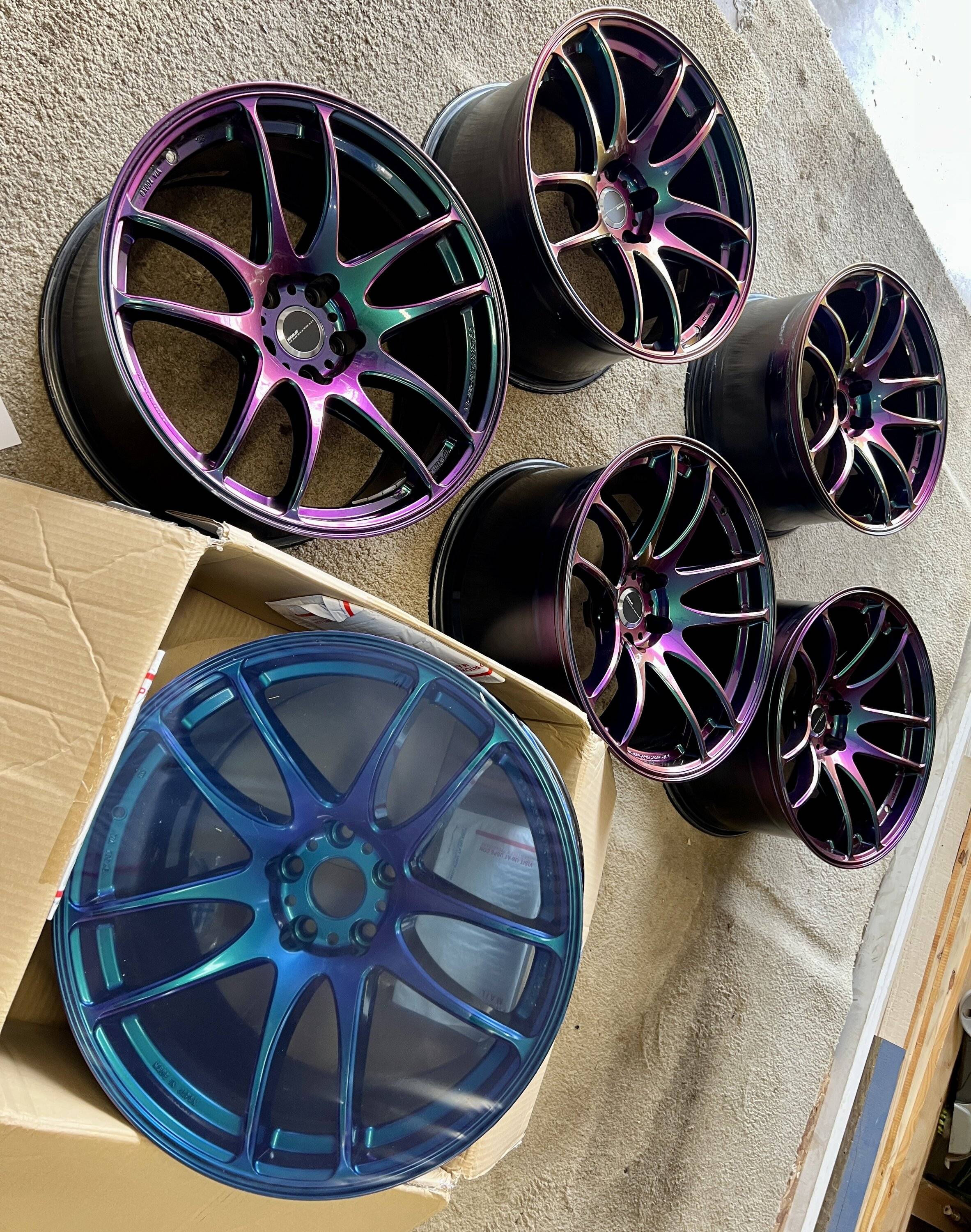 Work Wheels Japan Emotion Kiwami 19” (Buy 4 get 2 free!! Total 6 rims ...