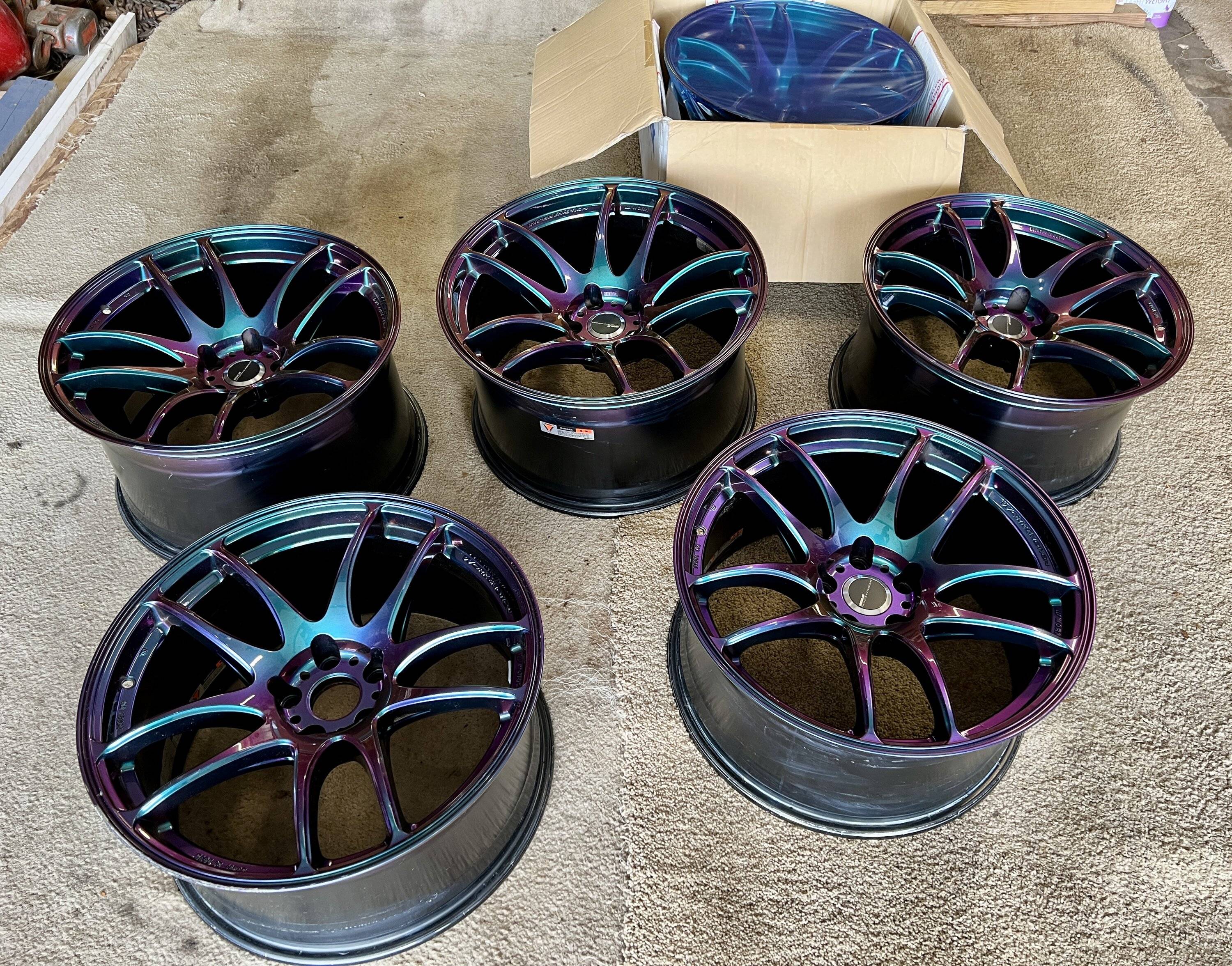 Work Wheels Japan Emotion Kiwami 19” (Buy 4 get 2 free!! Total 6 rims ...