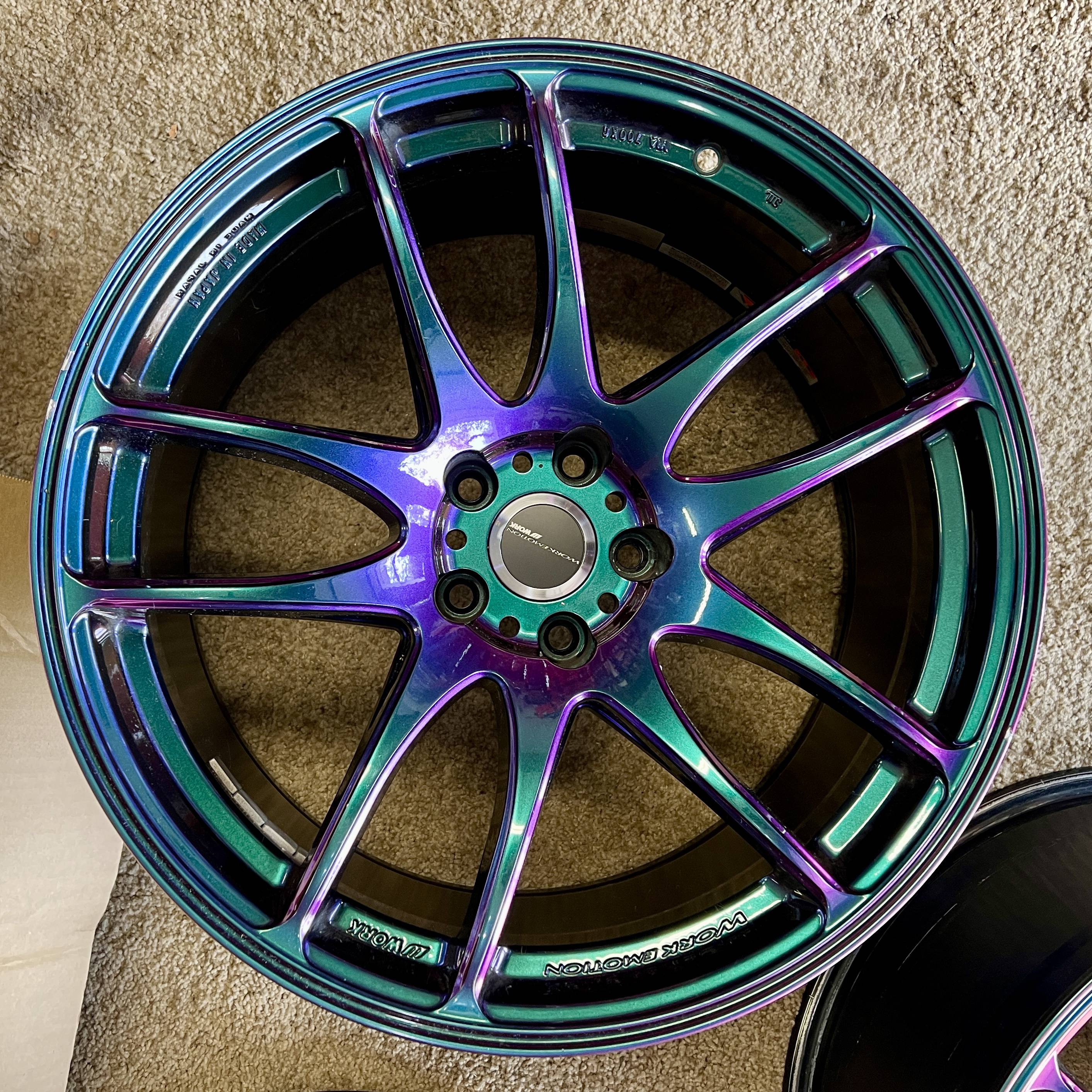 Work Wheels Japan Emotion Kiwami 19” (Buy 4 get 2 free!! Total 6 rims ...
