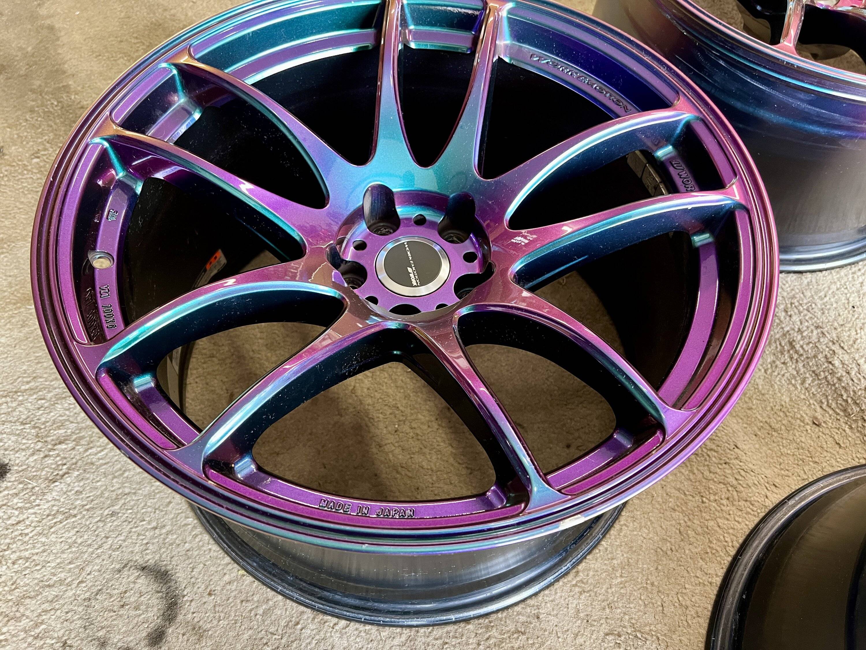 Work Wheels Japan Emotion Kiwami 19” (Buy 4 get 2 free!! Total 6 rims ...