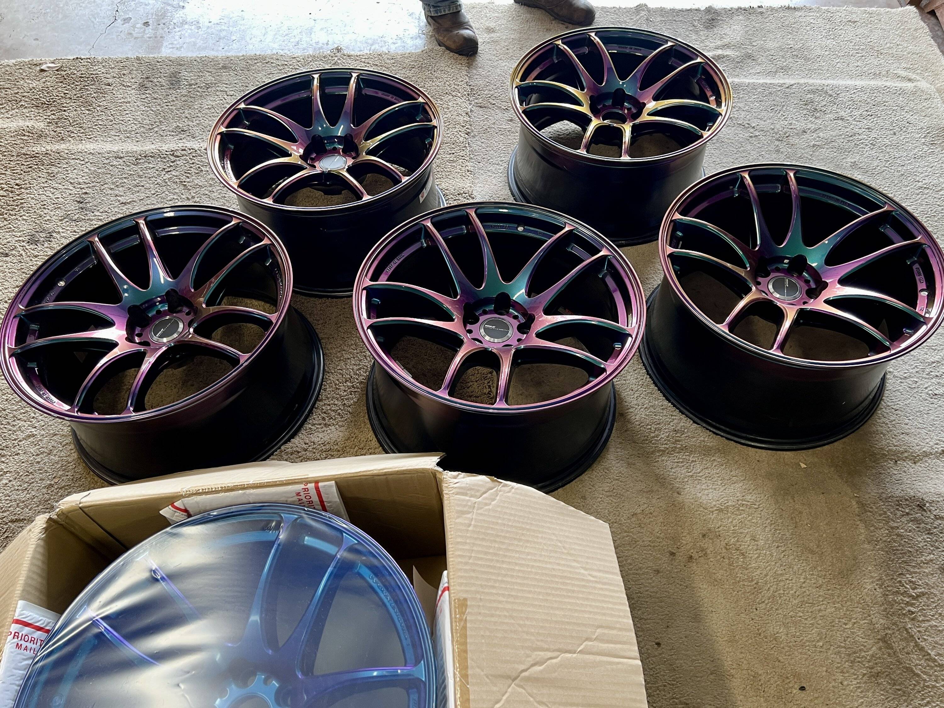 Work Wheels Japan Emotion Kiwami 19” (Buy 4 get 2 free!! Total 6 rims ...