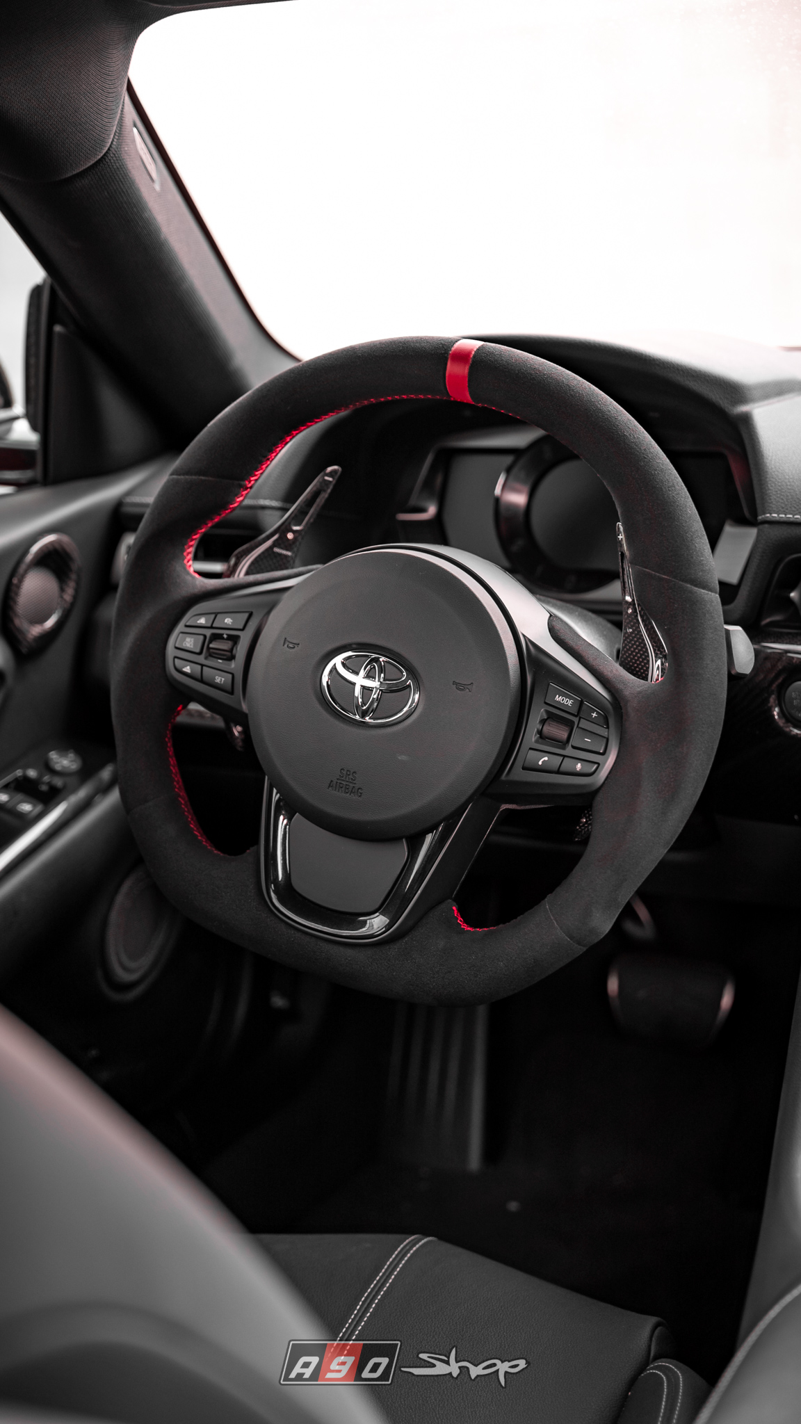 Rexpeed Black Suede Steering Wheel9.jpg