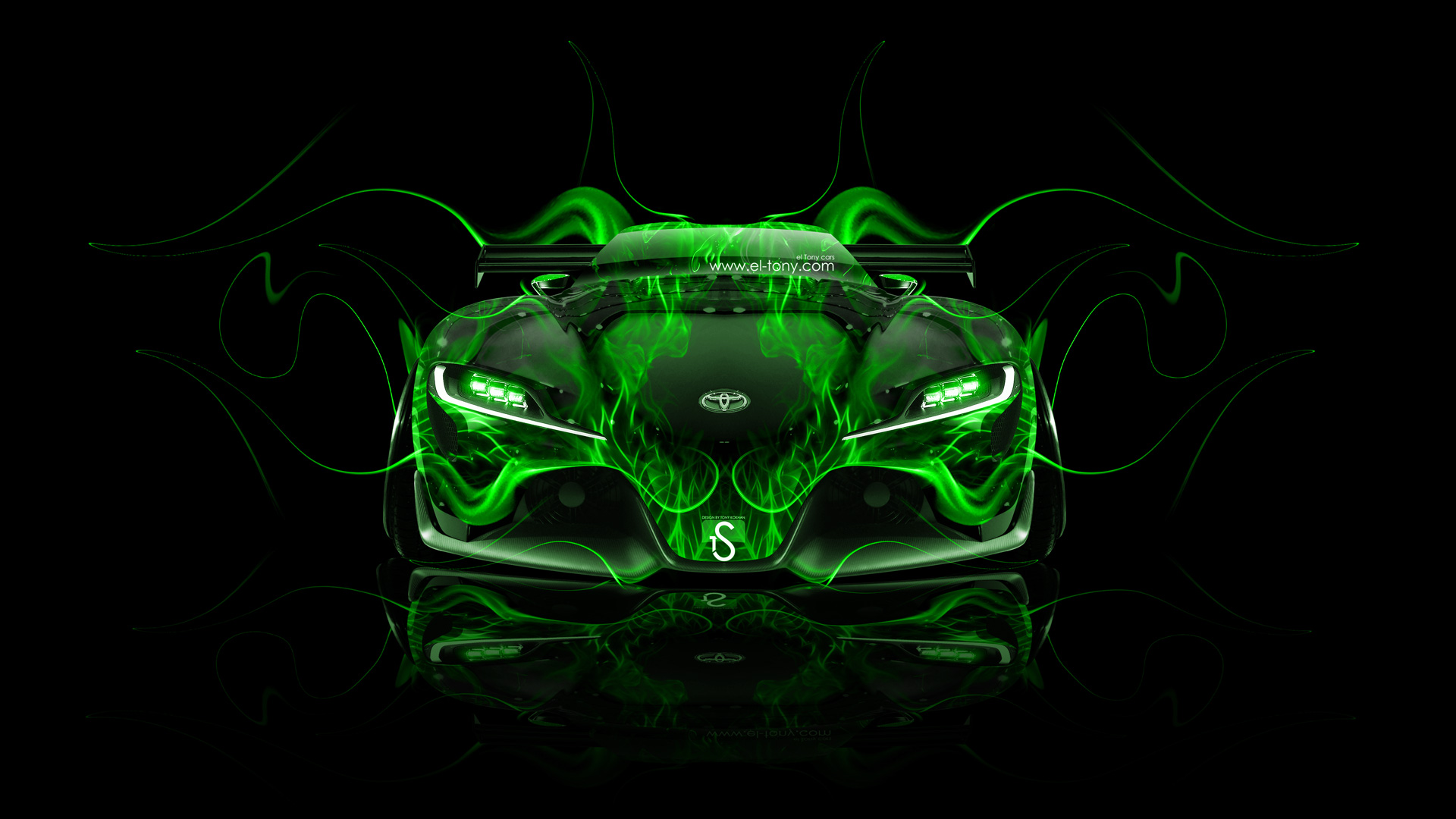 Toyota-FT-1-Tuning-Front-Green-Fire-Car-2014-HD-Wallpapers-design-by-Tony-Kokhan-www.el-tony.com.jpg